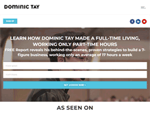 Tablet Screenshot of dominictay.com